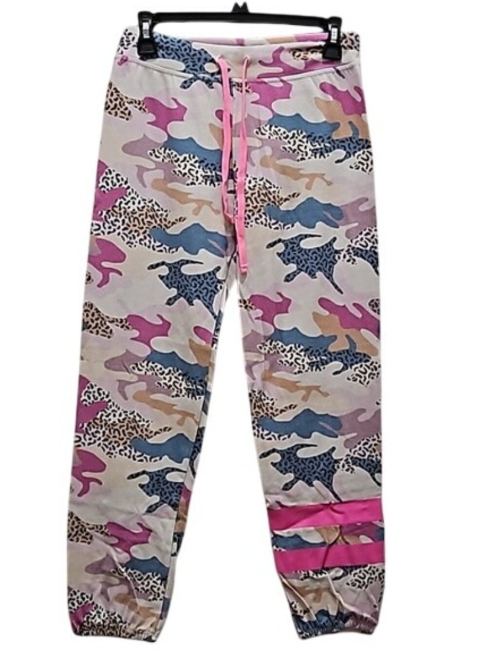 Sundry Abstract Camo Animal Print Stripe Jogger Lounge Pant New Medium Comfort